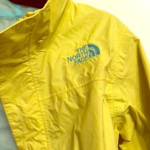 Girls North Face rain jacket
